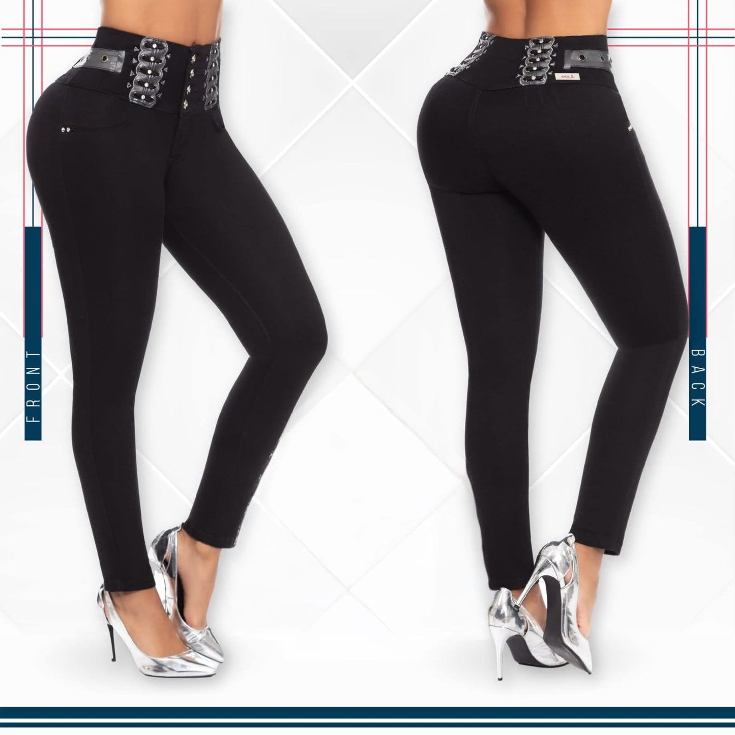Jean Ultra Premium Bordado con acabado de Lujo.