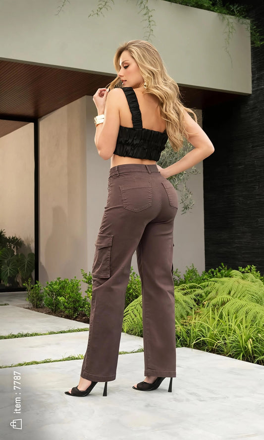 Pantalón Cargo Tela