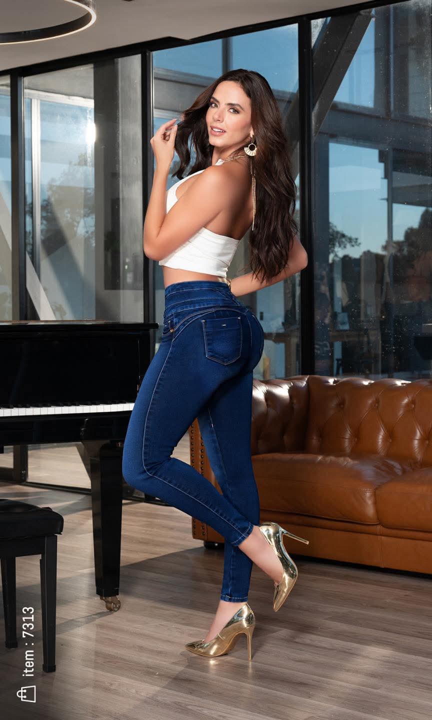 Jeans de Mezclilla - Confección Premium corte corazón - Denim Premium