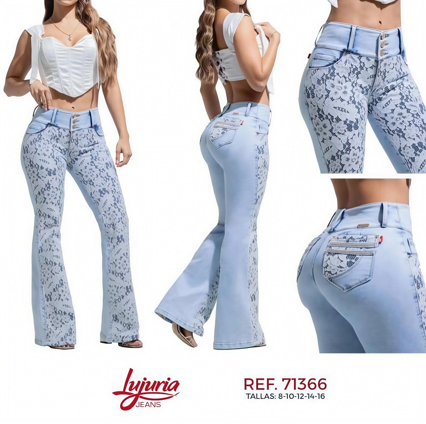Pantalón Mezclilla. Acabado de Lujo - Ultra Premium