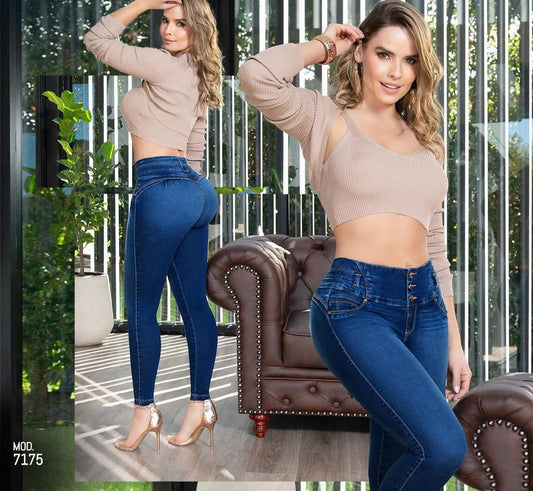 Jeans de Mezclilla - Confección Premium corte corazón - Denim Premium