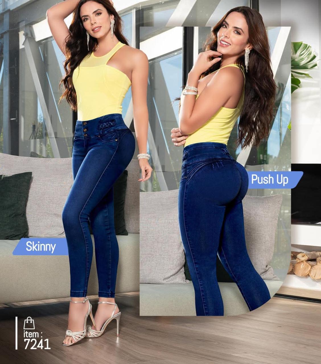 Jeans de Mezclilla - Confección Premium corte corazón - Denim Premium