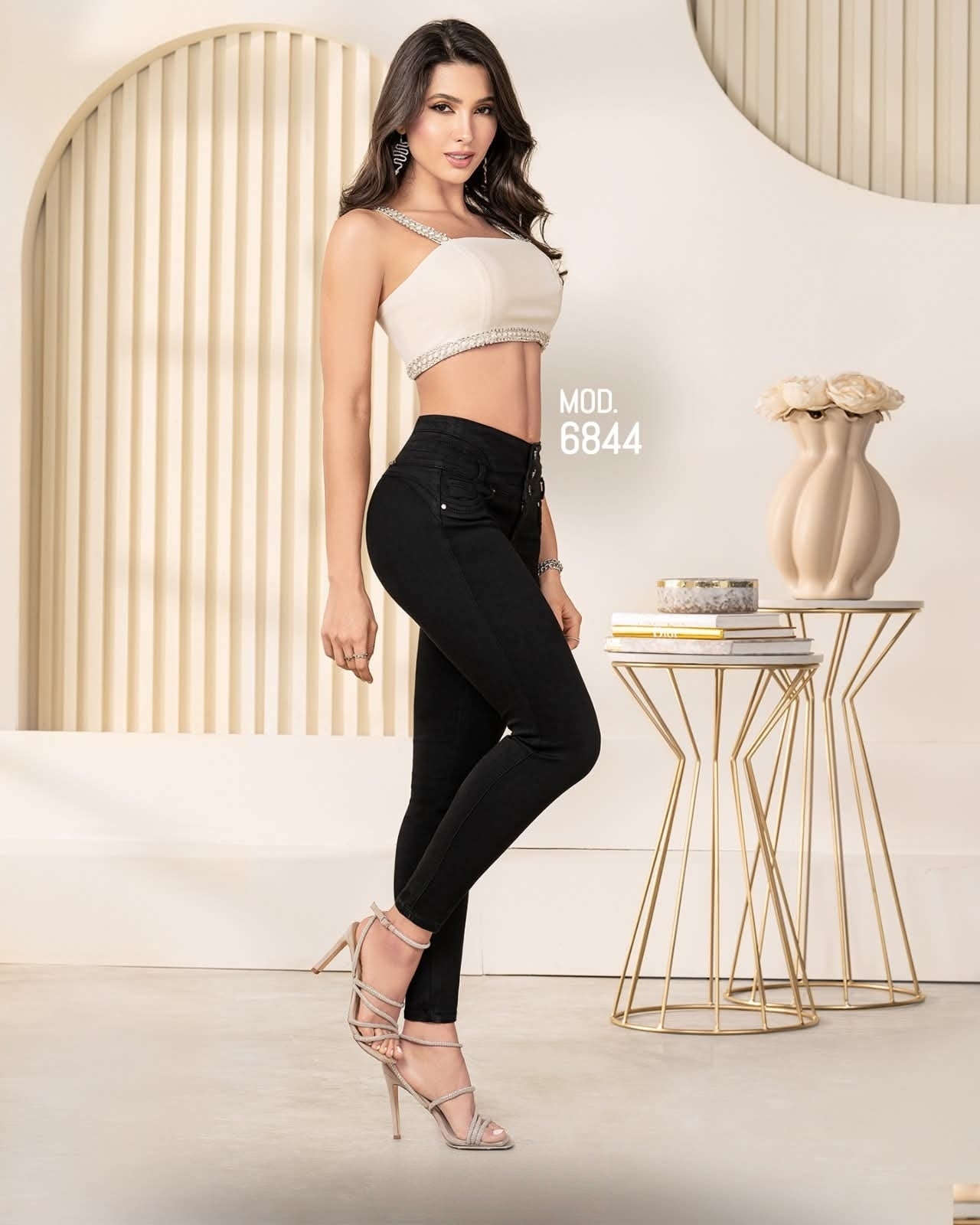 Jeans de Mezclilla - Acabado Premium - Corte Corazón - Denim Premium