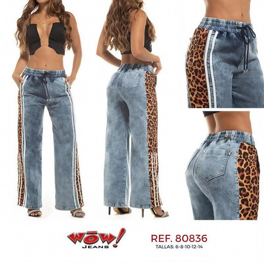 Pantalón Bota Campana Mezclilla - Ultra Premium