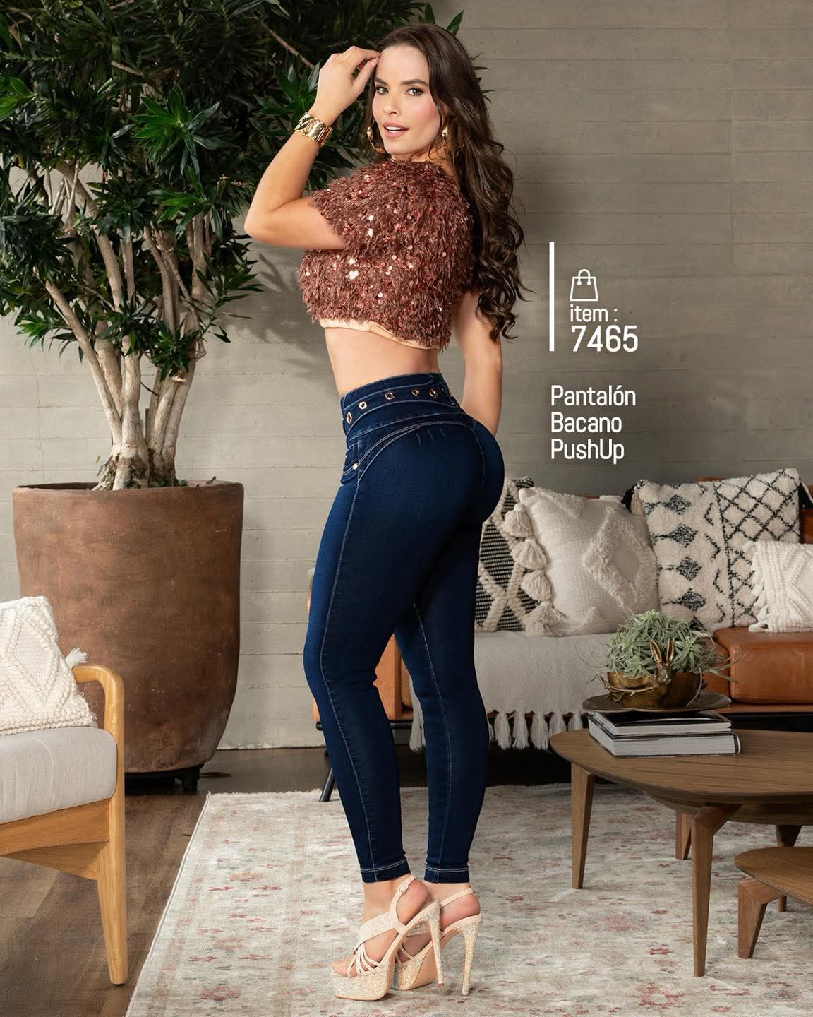 Jeans de Mezclilla - Confección Premium corte corazón - Denim Premium