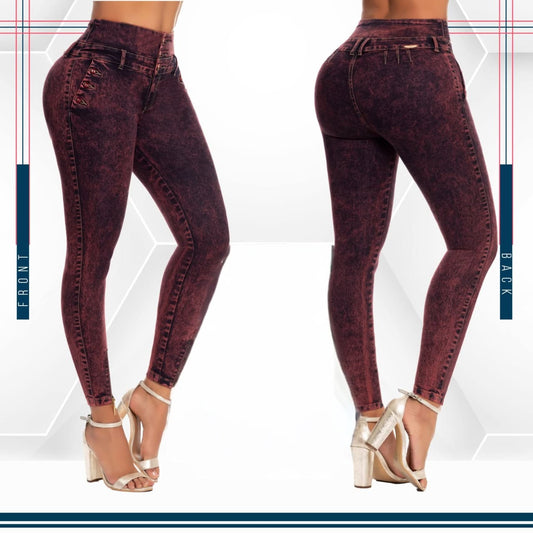 Jean Ultra Premium Bordado con acabado de Lujo.