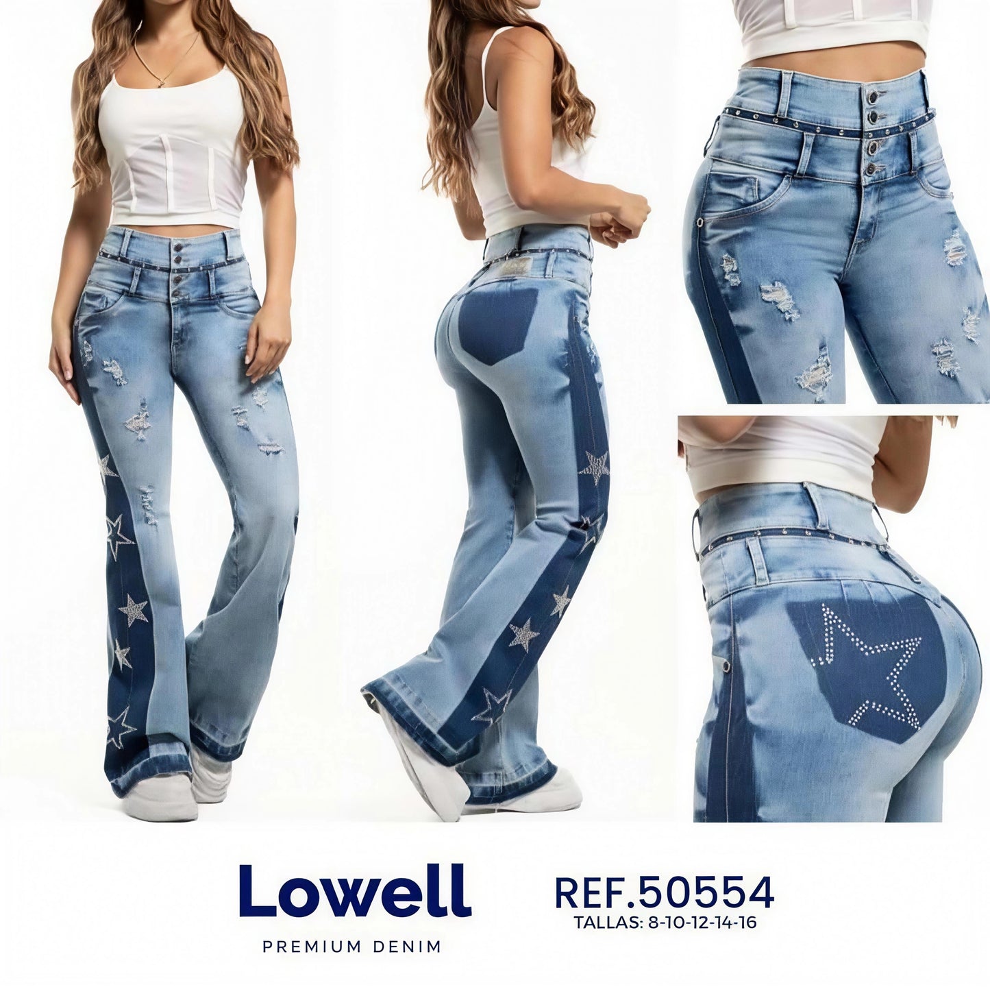 Pantalón Mezclilla. Acabado de Lujo - Ultra Premium