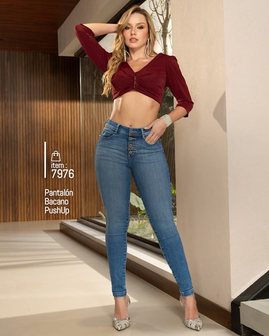 Jeans de Mezclilla - Confección Premium corte corazón - Denim Premium