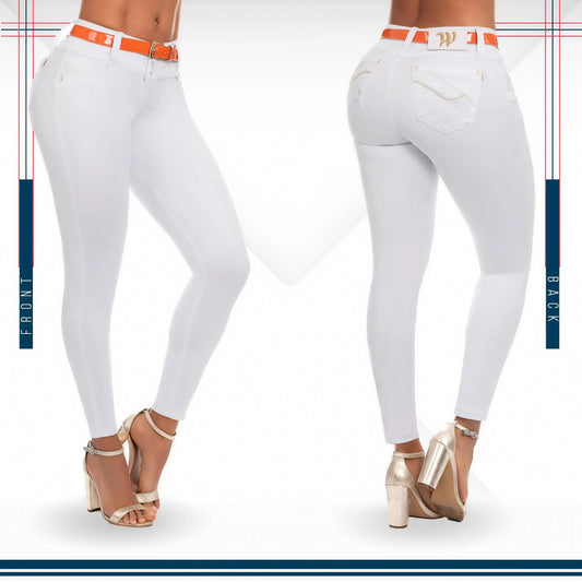 Jean Ultra Premium Bordado con acabado de Lujo.